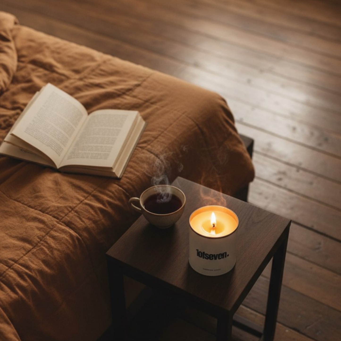 EARTHEN ECHO | Patchouli & Amber Scented Coconut Soy wax Candle| Paraben free|Phthalate free