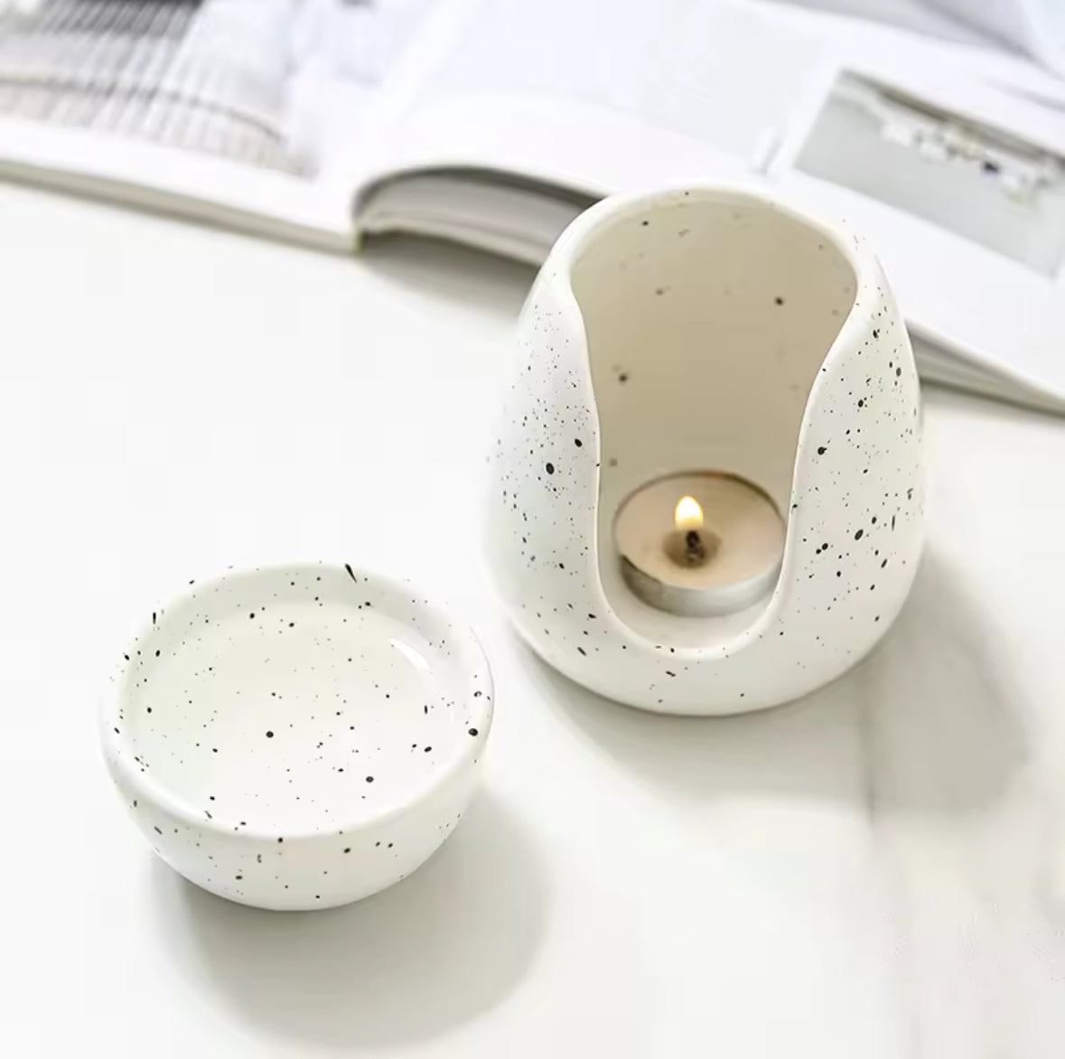 1 of Seven Ceramic Wax melt burner and Essential Oil burners