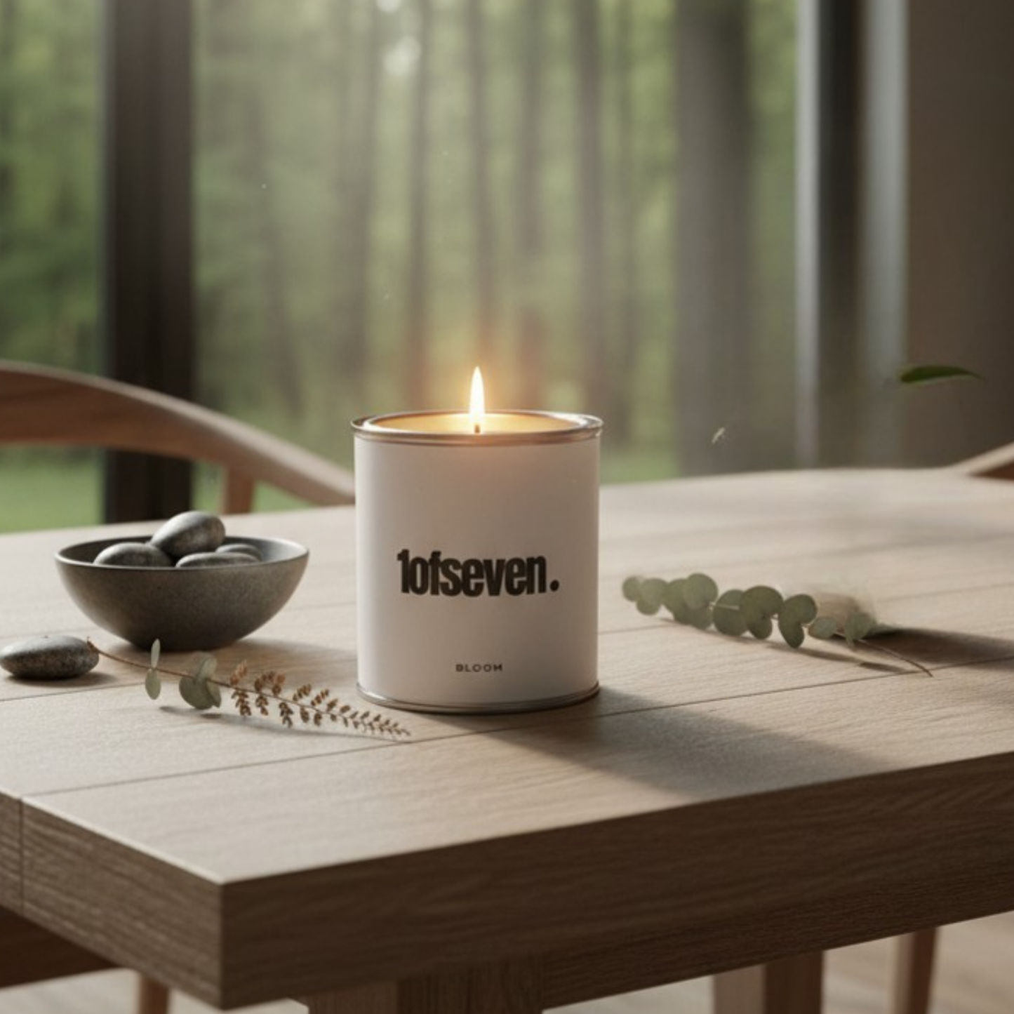 BLOOM | Bergamot & Pine Scented Coconut Soy wax Candle