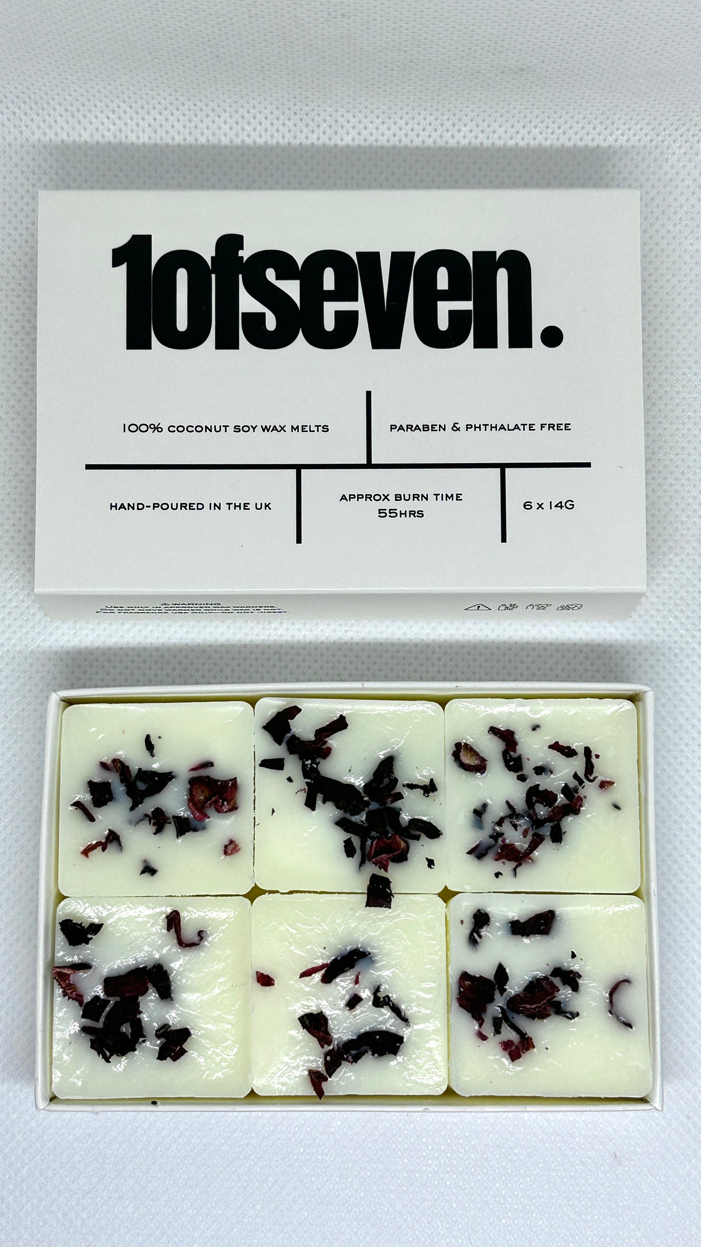 6pc Scented Coconut Soy Wax Melt Selection | Handcrafted Natural Fragrances | 1ofSeven