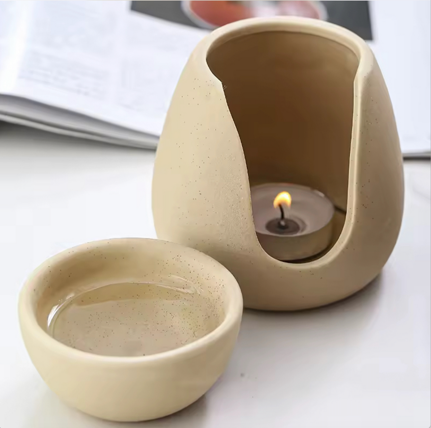 1 of Seven Ceramic Wax melt burner and Essential Oil burners