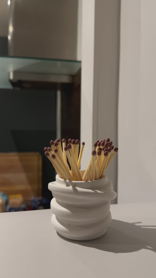 Concrete Matchstick pots